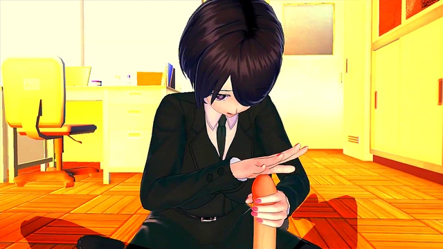 Horny Female Boss Trains Employee With Big Tits & Thigh Friction Orgasms