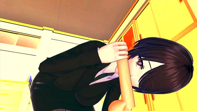 Horny Female Boss Trains Employee With Big Tits & Thigh Friction Orgasms