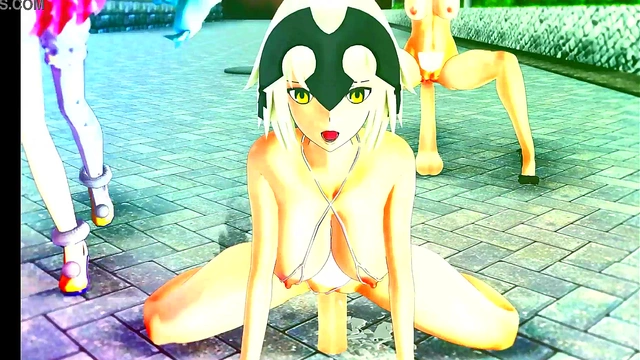 Erotic Anime Clip – Futa MMD Cartoon Girls Get naughty