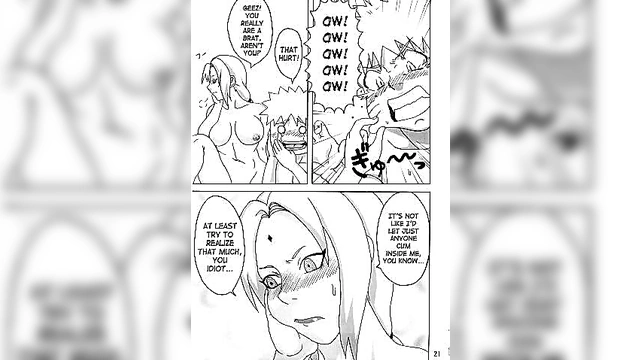 Tsunade's Hot Springs Blowjob & Handjob Leads To Sexy Hentai Sex Scene