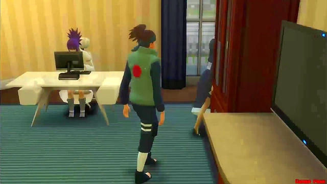 Hot Labor Day – Iruka Fucks Shizune Anal While Tsunade Watches NaruHentai