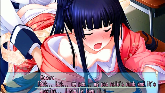 Teen Kimono Babe Gets Public Creampie In Majikoi H Scene