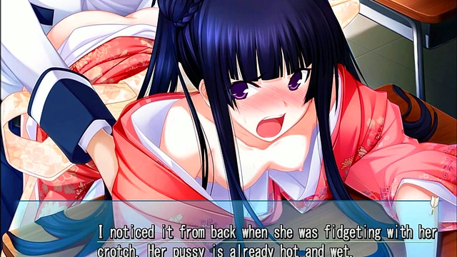 Teen Kimono Babe Gets Public Creampie In Majikoi H Scene