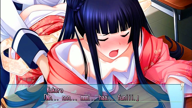 Teen Kimono Babe Gets Public Creampie In Majikoi H Scene