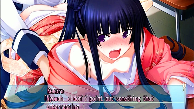 Teen Kimono Babe Gets Public Creampie In Majikoi H Scene