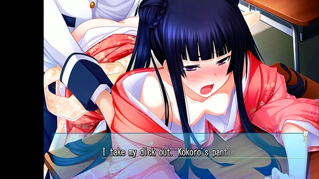 Teen Kimono Babe Gets Public Creampie In Majikoi H Scene