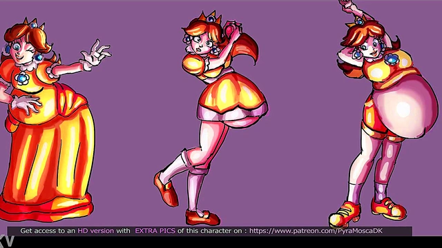 Pregnant Anime Babe Enjoys Belly Expansion & Inflation Delights