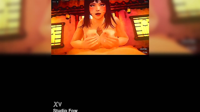 Seductive Ahri Gives Intense Blowjob & Rides Cock For Explosive Orgasm