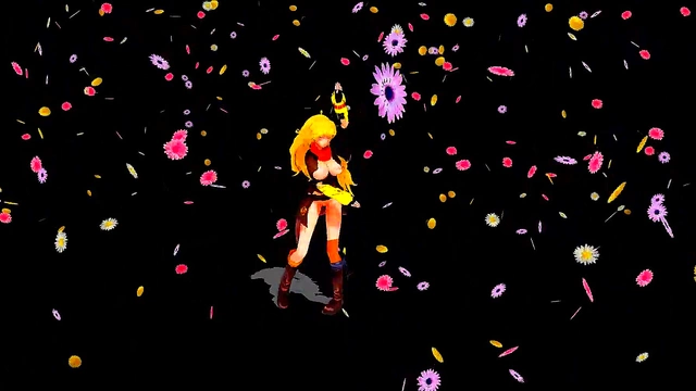 Two Anime Girls Dance Pantyless With Big Breasts In MMD Fantasy Scene