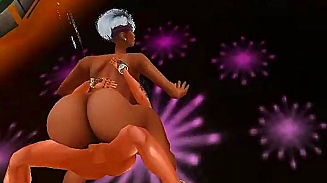 Horny Ass Friend Gets Fucked Hard by Big-Cocked Anime Dude