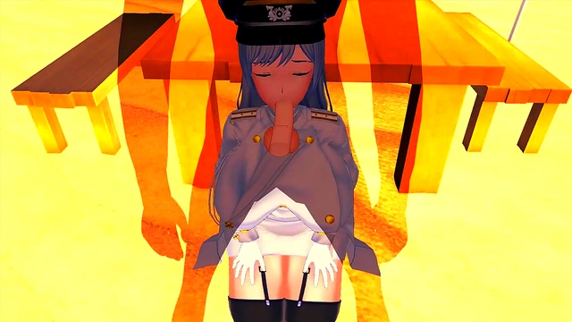 Horny 3D Hentai Soldiers Masturbate & Squirt While Patrolling The Sea