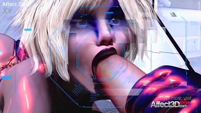 Threesome With Big-Titted 3D Futanari Babes In Sci-Fi Space Station Action