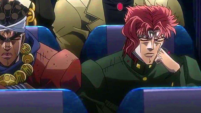 Jojo's Bizarre Adventure – Anime Couple Engages in Uncensored Passionate Encounter