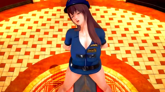 Horny Police Woman Rides Soft Dick To Throbbing Orgasm In Kinky 3D Hentai Fantasy