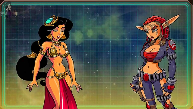 Sexy Disney Princess Gets Seduced by Genie in Akabur's Anime Adventure