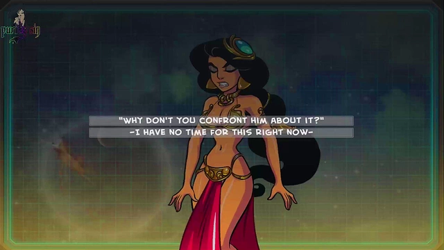 Sexy Disney Princess Gets Seduced by Genie in Akabur's Anime Adventure