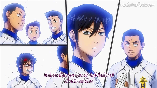 Horny Schoolgirls Seduce Coach in Diamond no Ace Anime Comedy