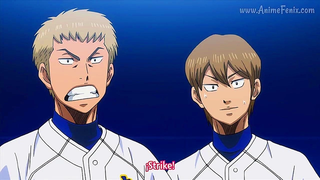 Horny Schoolgirls Seduce Coach in Diamond no Ace Anime Comedy