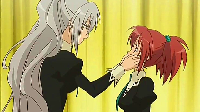 Yuri Anime Girls Share Intense Passion In Strawberry Panic Cap 24