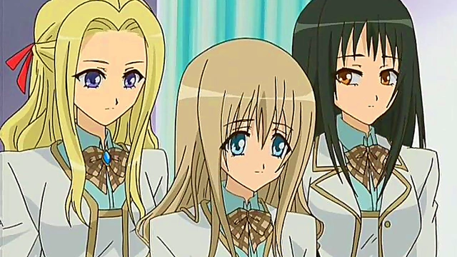 Yuri Anime Girls Share Intense Passion In Strawberry Panic Cap 24