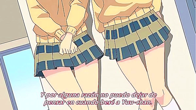 Yuri Anime Duo Engage in Sweet Passive Romance with Sakura