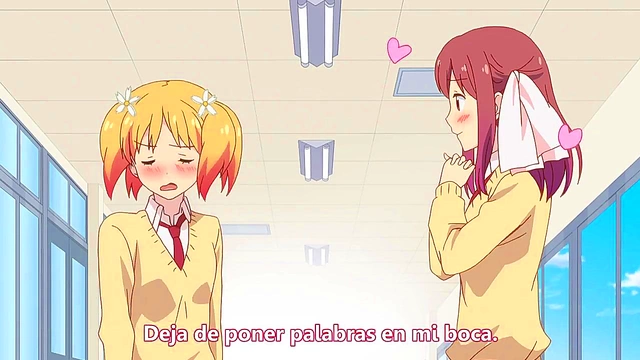 Yuri Anime Duo Engage in Sweet Passive Romance with Sakura