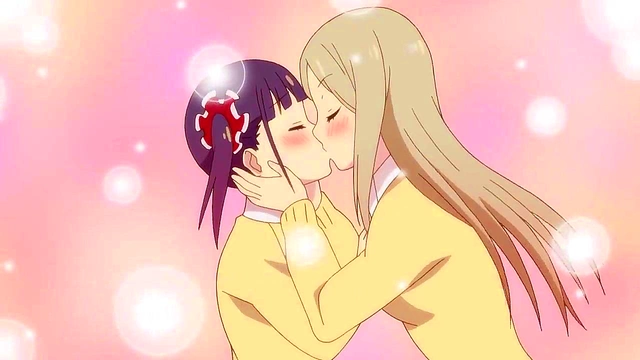 Yuri Anime Duo Engage in Sweet Passive Romance with Sakura