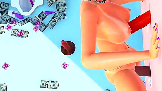 Mikasa's Bubbly Butt Shines in MMD Hentai Fantasy Scene