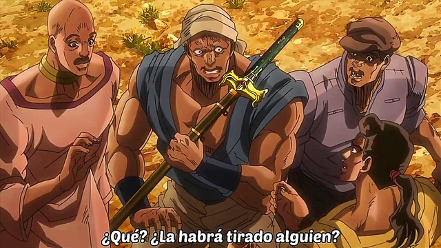 Jojo's Bizarre Adventure – Anime Couple Gets Wild in Egypt for Steamy Fun