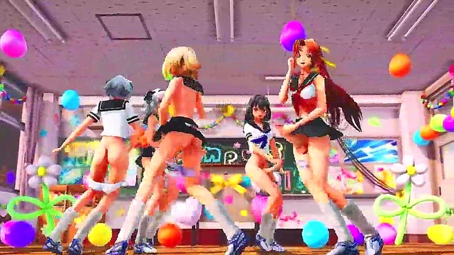 Hentai Futa Babe Shows Off Her Dick In Sexy MMD Scene