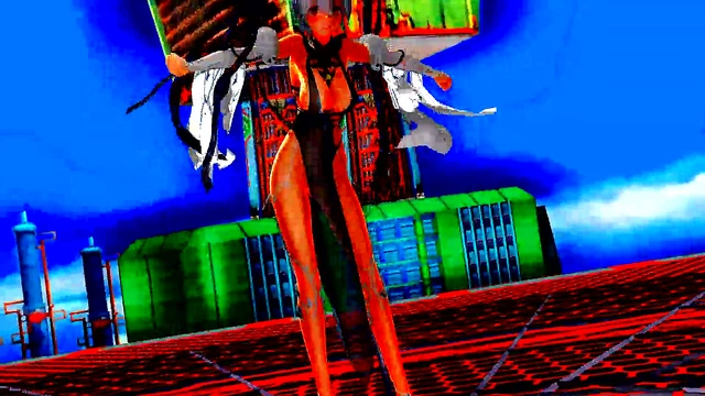 Beautiful Half-Naked Whore Dances & Sings With Naked Pussy In Anime MMD