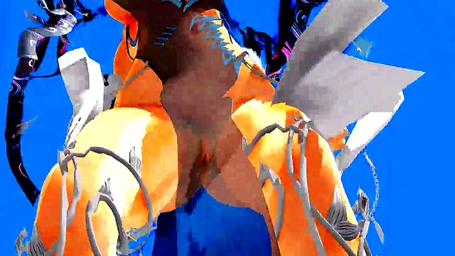 Beautiful Half-Naked Whore Dances & Sings With Naked Pussy In Anime MMD