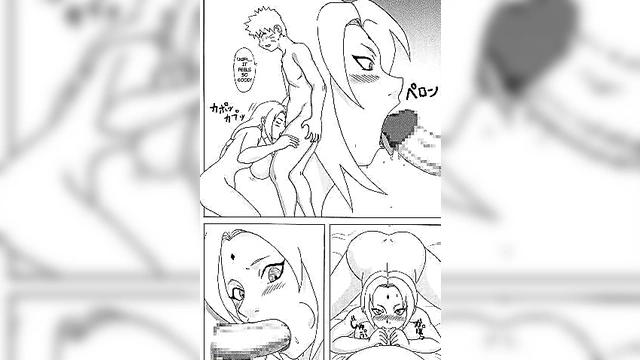 Tsunade Teases Naruto With Blowjob & Handjob Before Boob Job Bliss