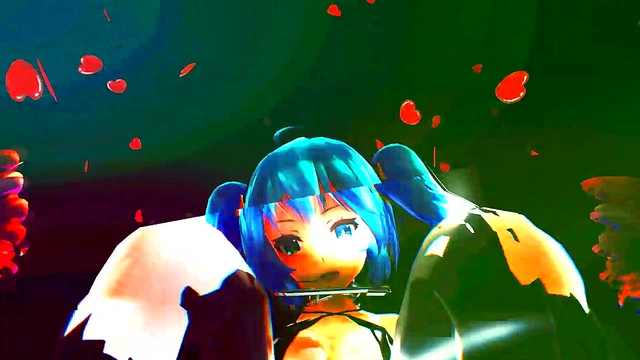 Naked Girls Dance Seductively in Anime Fantasy World MMD Style