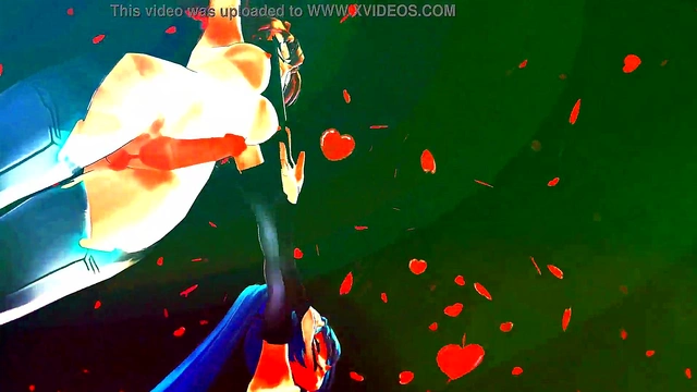 Naked Girls Dance Seductively in Anime Fantasy World MMD Style