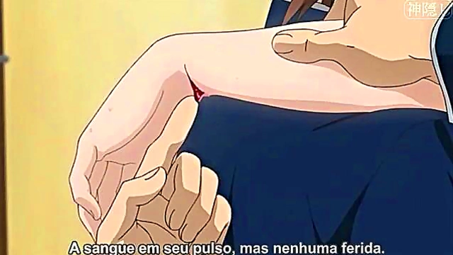 Excited Anime Couple Engages in Intense Action Packed Gantz Scene