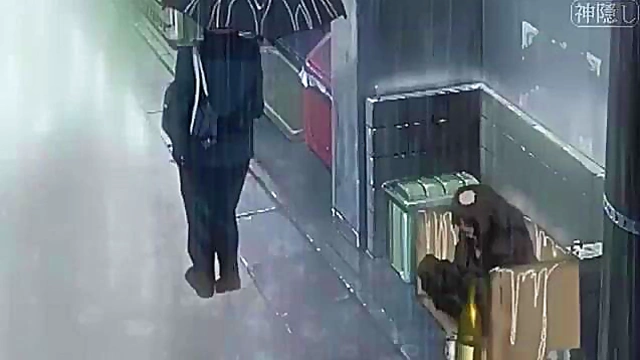 Excited Anime Couple Engages in Intense Action Packed Gantz Scene