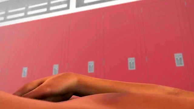 Giantess Domination in 3D Hentai Locker Room Sex Game Adventure