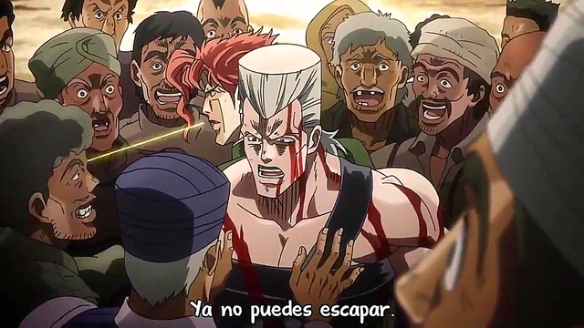 Jojo's Bizarre Adventure – Anime Couple Engages in Uncensored Passionate Encounter