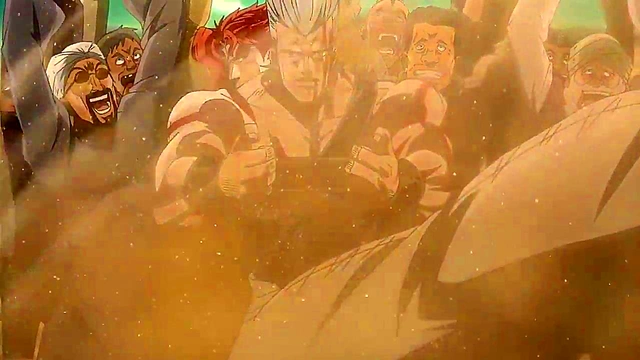 Jojo's Bizarre Adventure – Anime Couple Engages in Uncensored Passionate Encounter