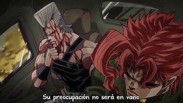 Jojo's Bizarre Adventure – Anime Couple Engages in Uncensored Passionate Encounter