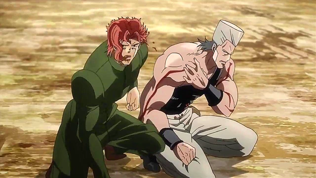 Jojo's Bizarre Adventure – Anime Couple Engages in Uncensored Passionate Encounter
