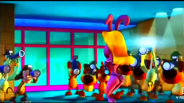 Furry Ms Rabbit Strips Tease in Yiffish 3D Anime Clip