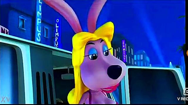 Furry Ms Rabbit Strips Tease in Yiffish 3D Anime Clip