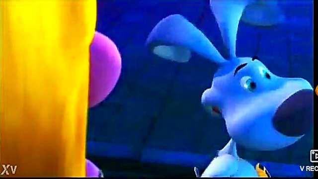 Furry Ms Rabbit Strips Tease in Yiffish 3D Anime Clip