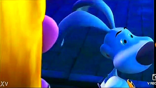 Furry Ms Rabbit Strips Tease in Yiffish 3D Anime Clip