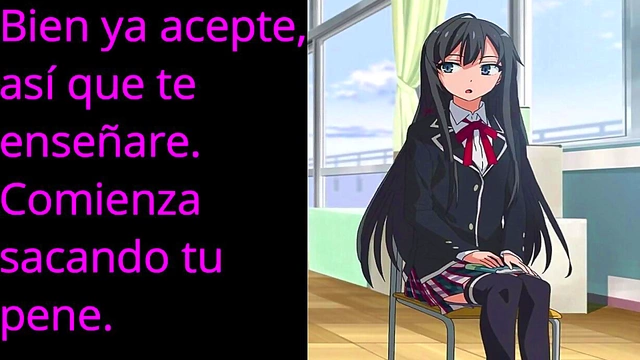 Yukino Shita Gives Spanish JOI Commands In Sexy Anime Hentai Scene