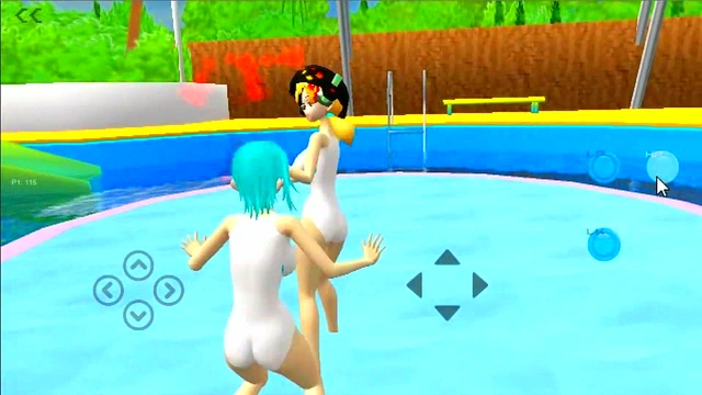 Hentai Beach Battle – Keijo Android Shows Off Super Butt Boobs in Exciting Fight Scene