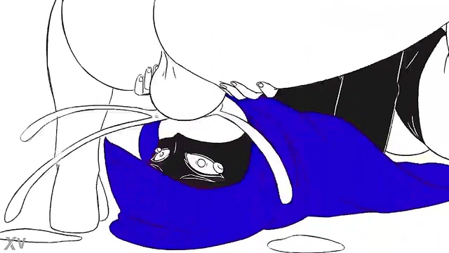 Raven Gets Face Fucked in Steamy Teen Titans Hentai Scene