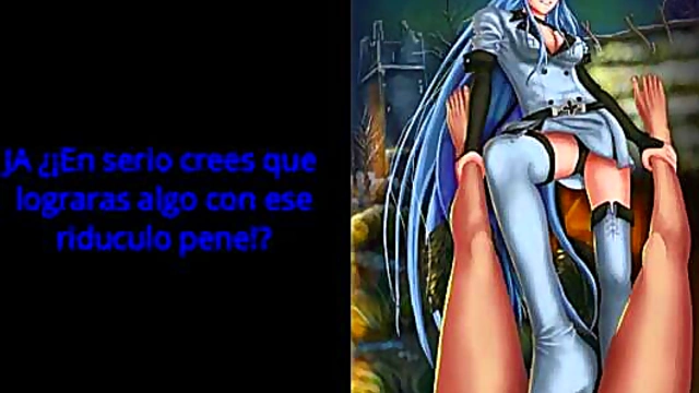 Dominant Esdeath Teases & Commands in Seductive JOI CEI Anime Scene